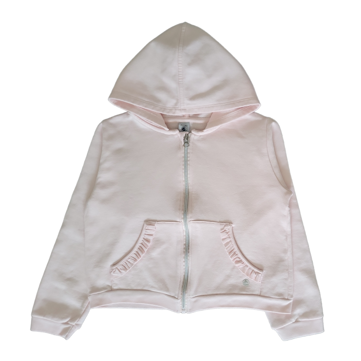 Haut D'été Fille PJE - Taille 128 (8 Ans) - Vert Et Blanc - Manches Courtes
